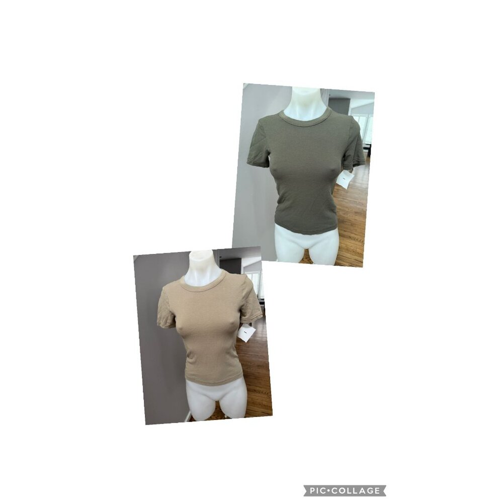 Lot of 2 Crown Jewel Tee Shirts Size XS